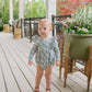 Leah Romper- Wildflower Grid