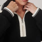 Anika Half-Zip Fleece- Black
