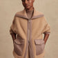 Eleanor Patch Pocket Fleece- Chanterelle