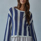 Crochet Striped Top