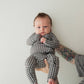 Bamboo Zip Pajamas- Green Gingham