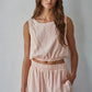 Round Neck Sleeveless Top