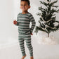 Bamboo Two Piece Set- Pine Stripe