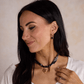 Black Bandana Charm Necklace