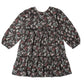 Organic Long Sleeve Tiered Dress - Bohemian Floral