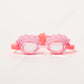 Melody the Mermaid Mini Swim Goggles Neon Strawberry