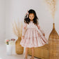 Gwendolyn Ruffle Dress in Crushed Blush