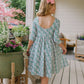 Emile Dress- Wildflower Grid