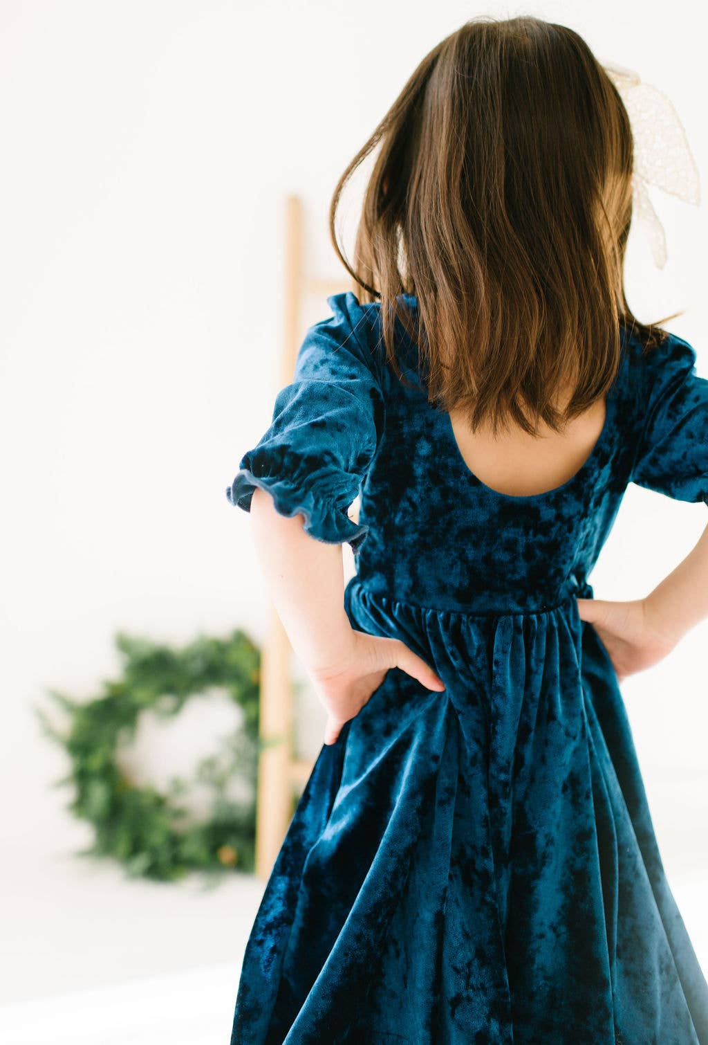 Pippa Dress- Crushed Blue