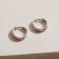 Silver Waterproof Essential Huggie Earrings