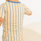 Vintage Stripe Bamboo Shorts Set