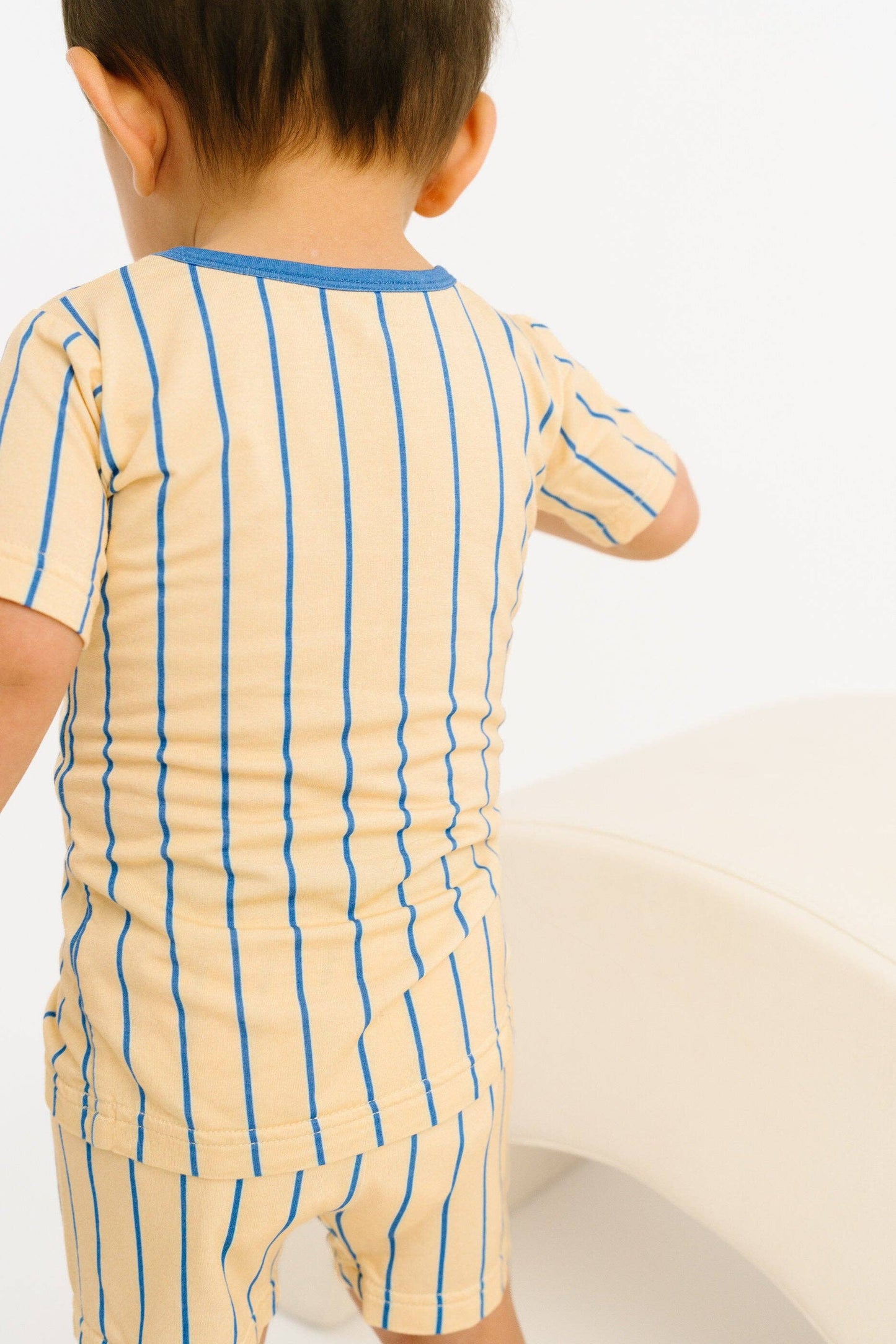 Vintage Stripe Bamboo Shorts Set