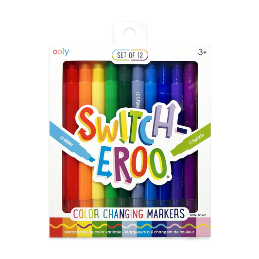 Switch-eroo!: Color-Changing Markers (Set of 12)
