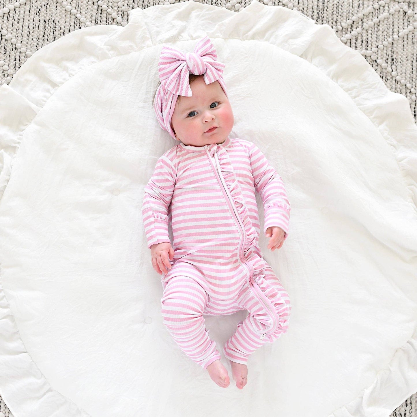 Lana Ruffle Zip Bamboo Sleeper