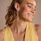 Delicate Pearl Station Chain Necklace