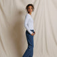 Flora Sweater Rib Long Sleeve- Heather Grey