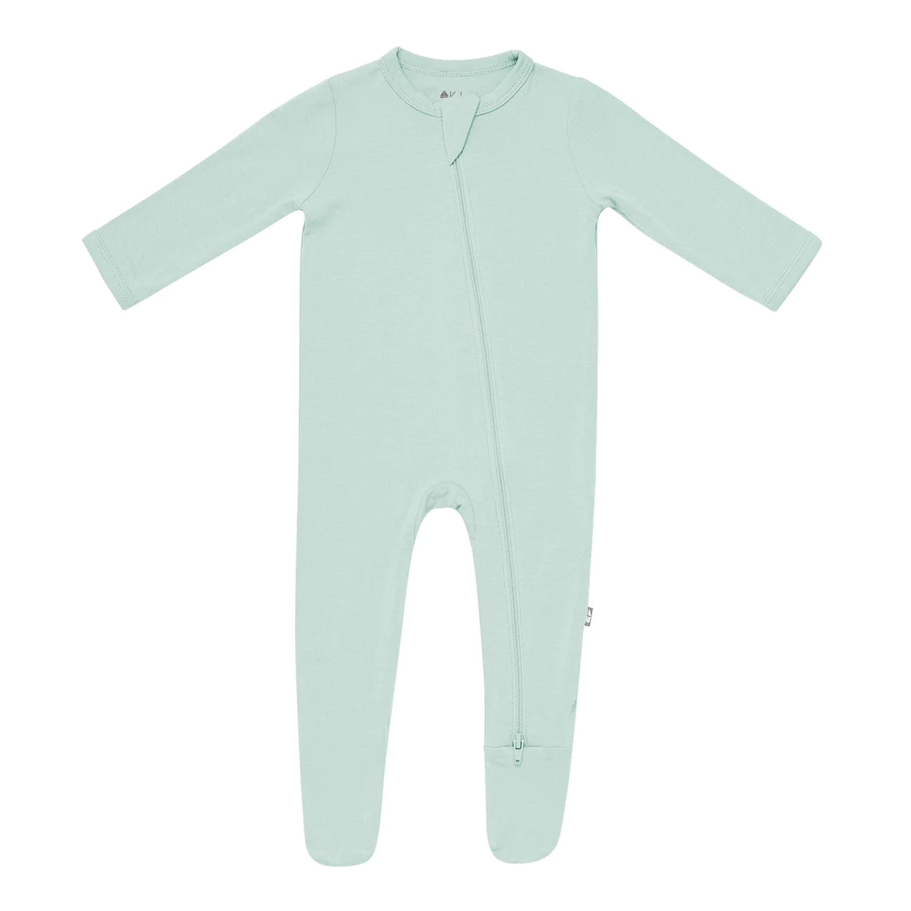Zippered Footie - Sage - Lulie