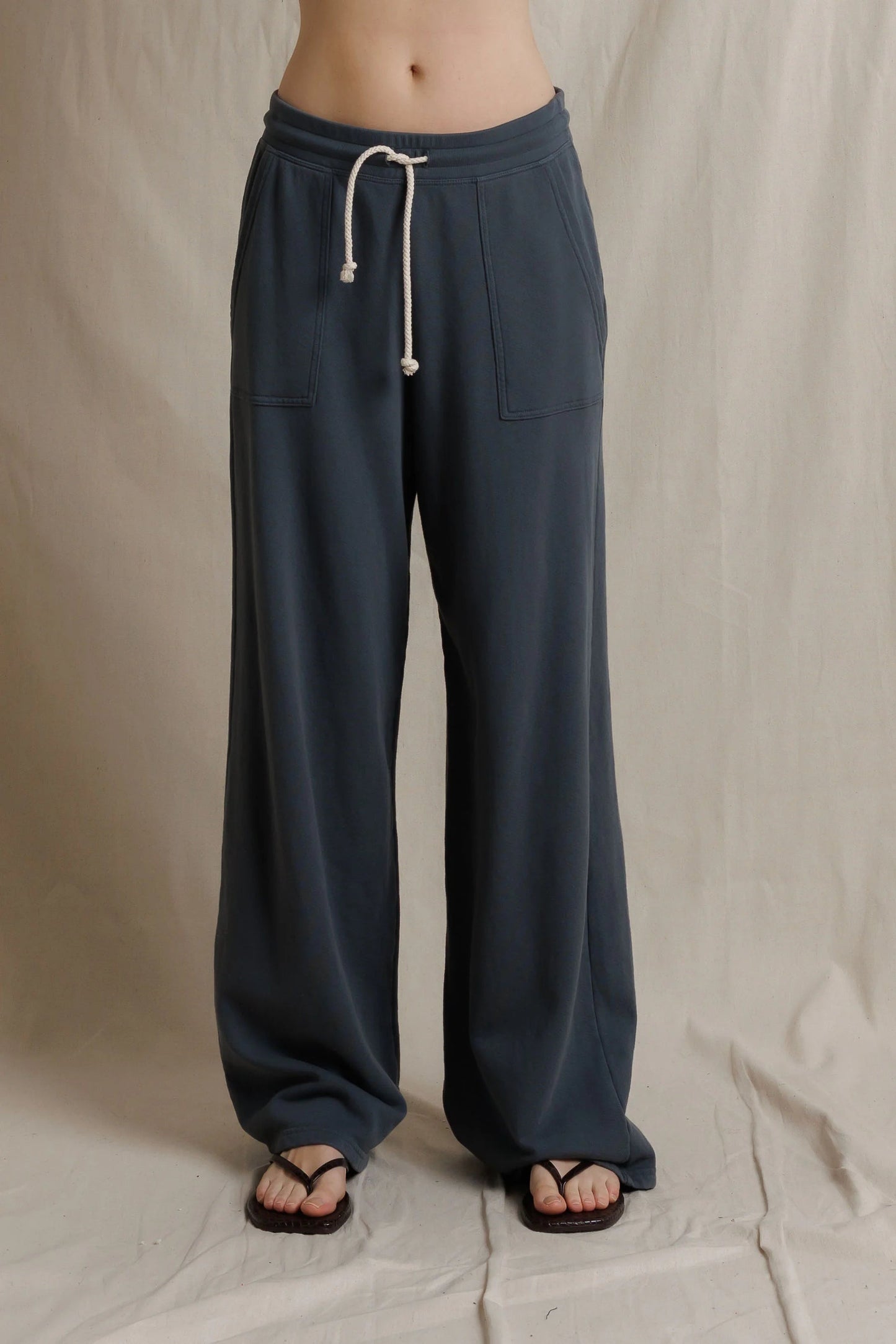 Noa French Terry Pocket Pants- Turbulence