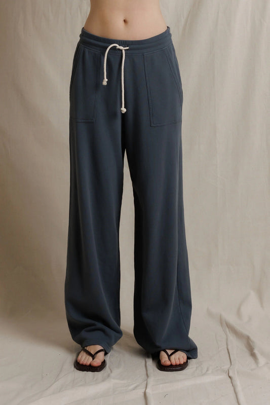 Noa French Terry Pocket Pants- Turbulence