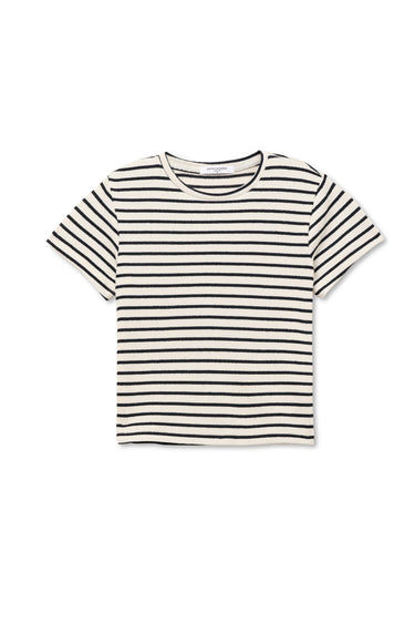 perfectwhitetee Carter Striped Crewneck Tee