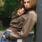 perfectwhitetee Milana Pureform Cropped Track Jacket