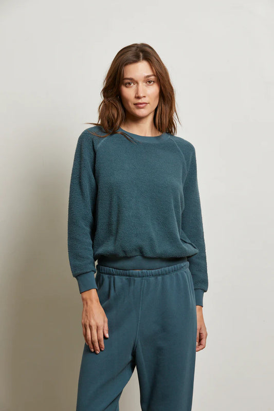 perfectwhitetee Ziggy Inside Out Sweatshirt- Slate