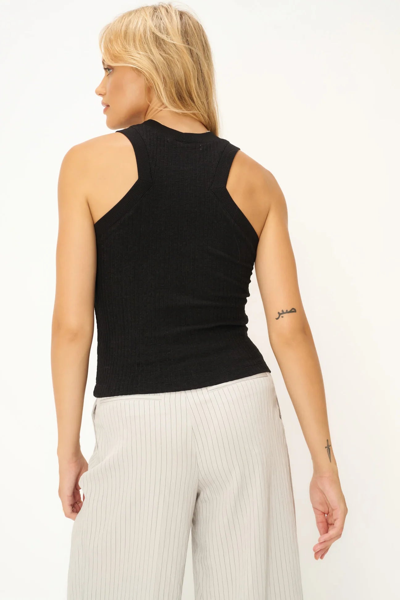 Player Fitted Racerback- Black - Lulie