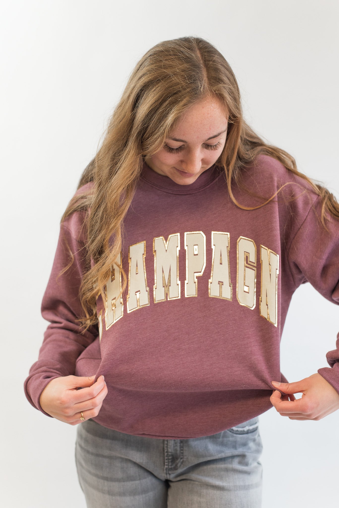 project social t champagne sweatshirt