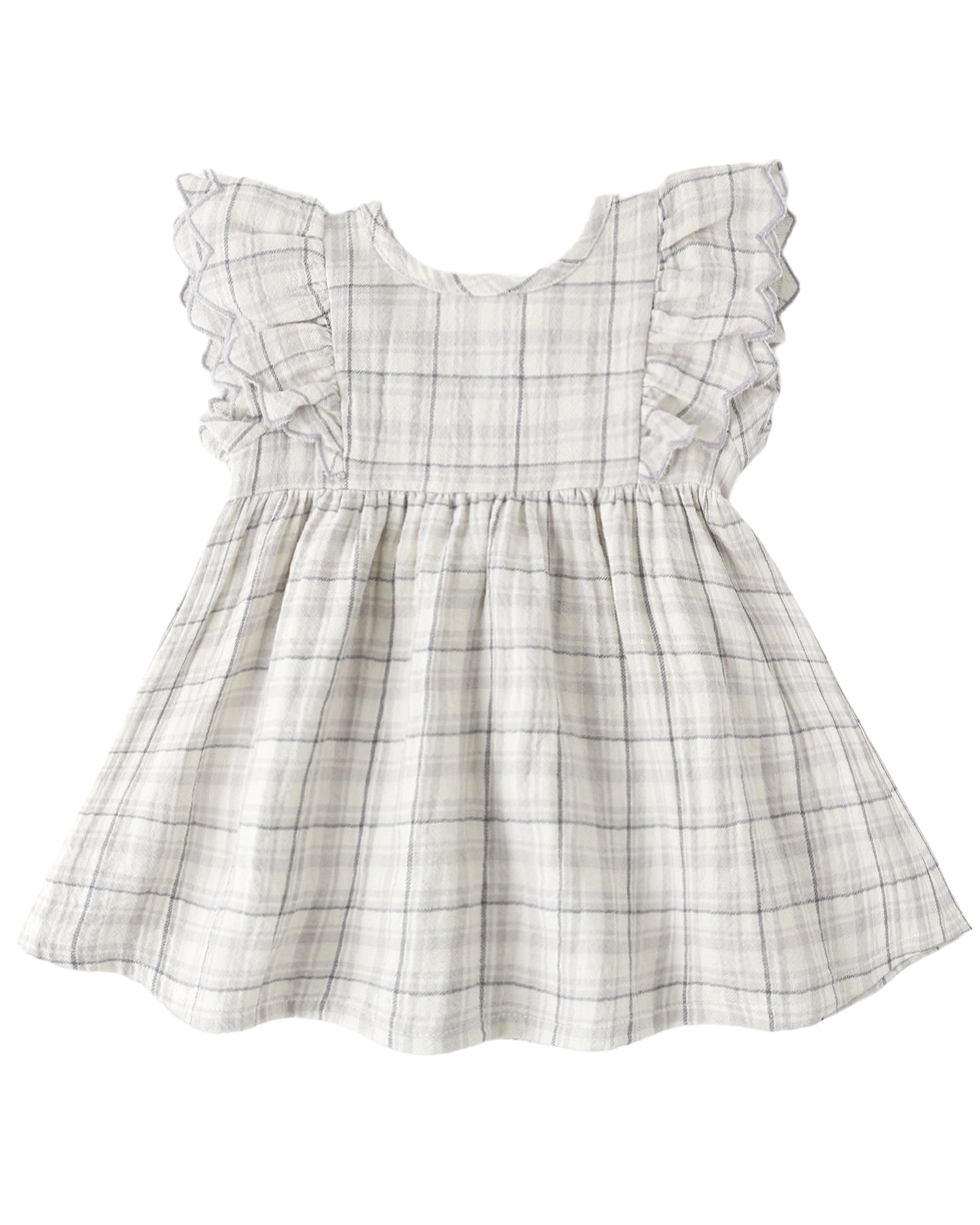 Alina Dress- Blue Plaid