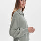 Milano Half-Zip Sweat 2.0- Thyme / Egret