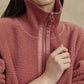 Roselle Half Zip Fleece- Mauvewood
