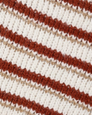 Aspen Sweater- Ruby Stripe