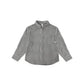 Collared Long Sleeve Shirt- Black Gingham