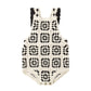 Crochet Romper- Abstract