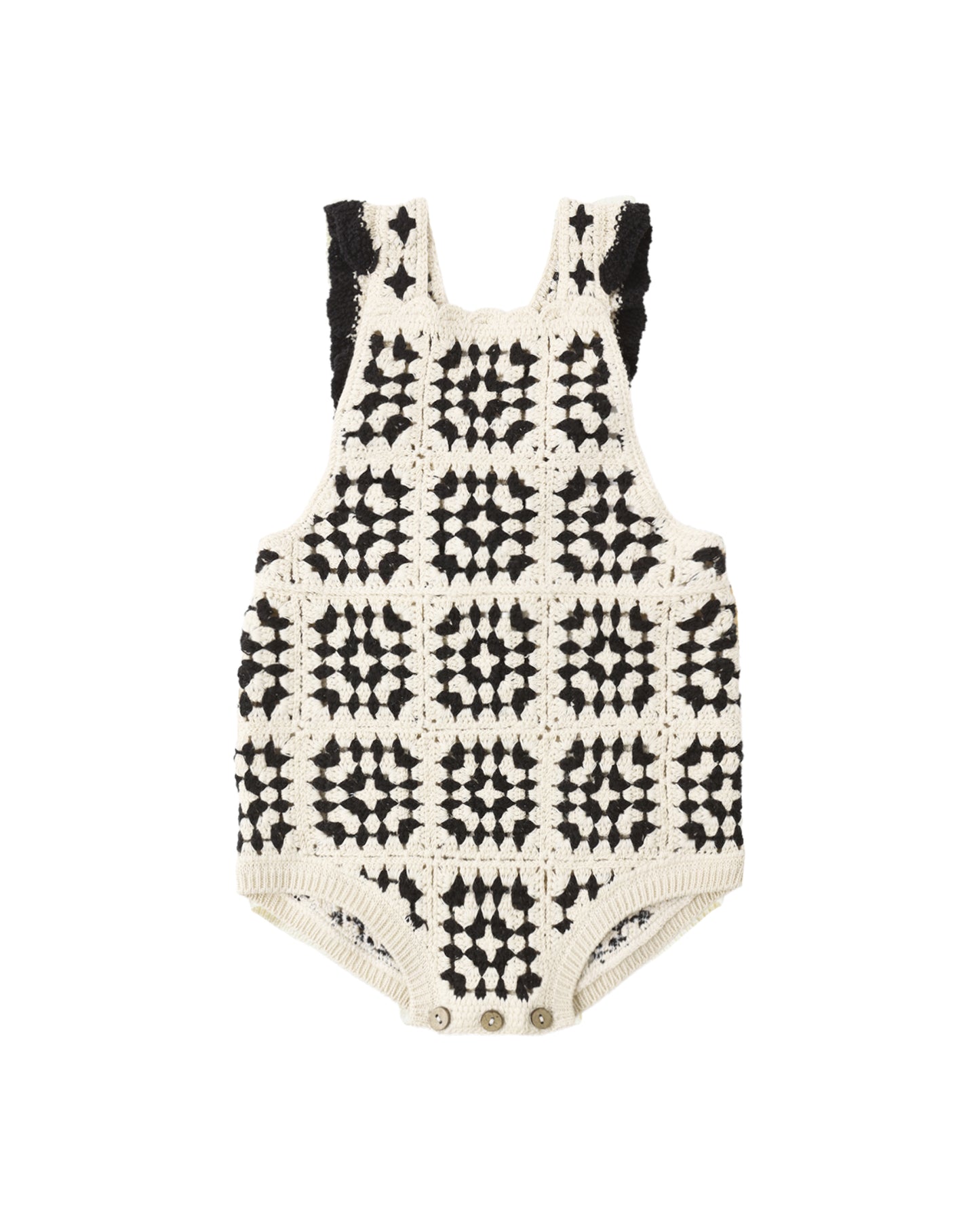 Crochet Romper- Abstract