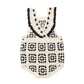 Crochet Romper- Abstract