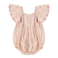 Roxy Romper- Petal Gingham