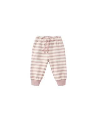 Relaxed Sweatpant- Pink Stripe