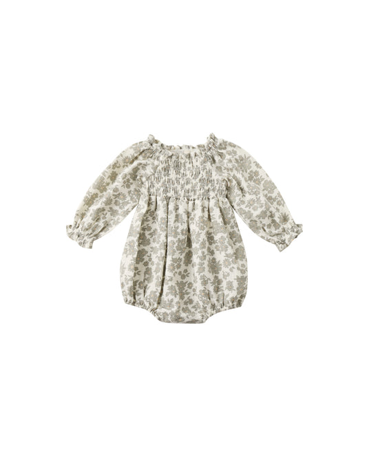 Eden Romper- Green Floral