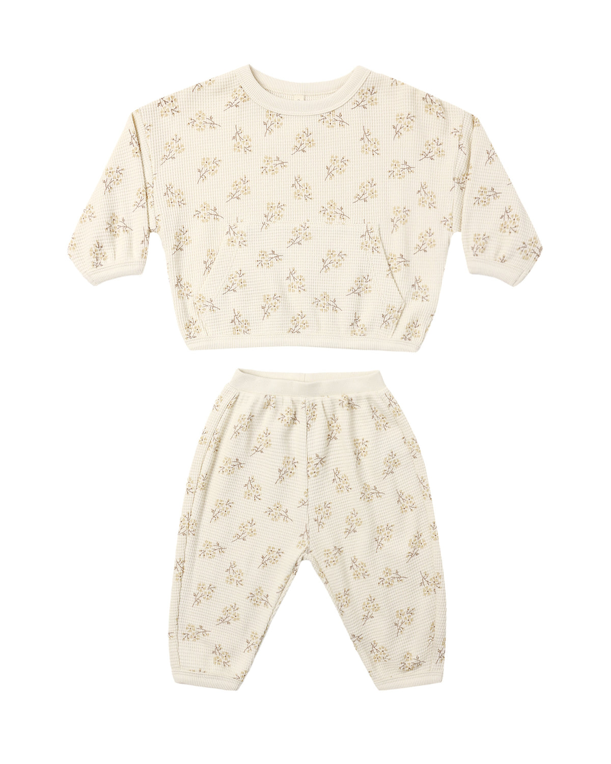 Waffle Slouch Set- Meadow