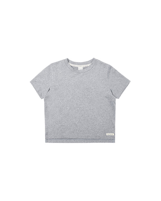 Cove Essential Tee- Heathered Dusty Blue