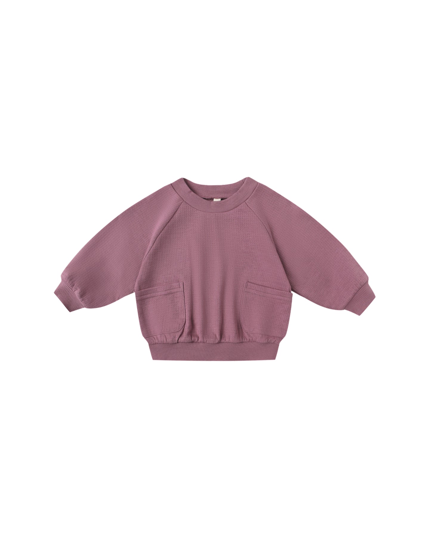 Pocket Sweatshirt- Mulberry