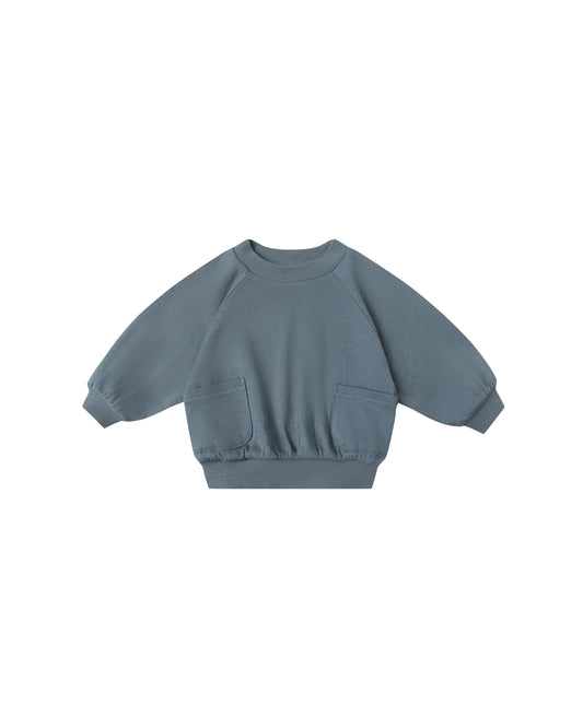 Pocket Sweatshirt- Ocean