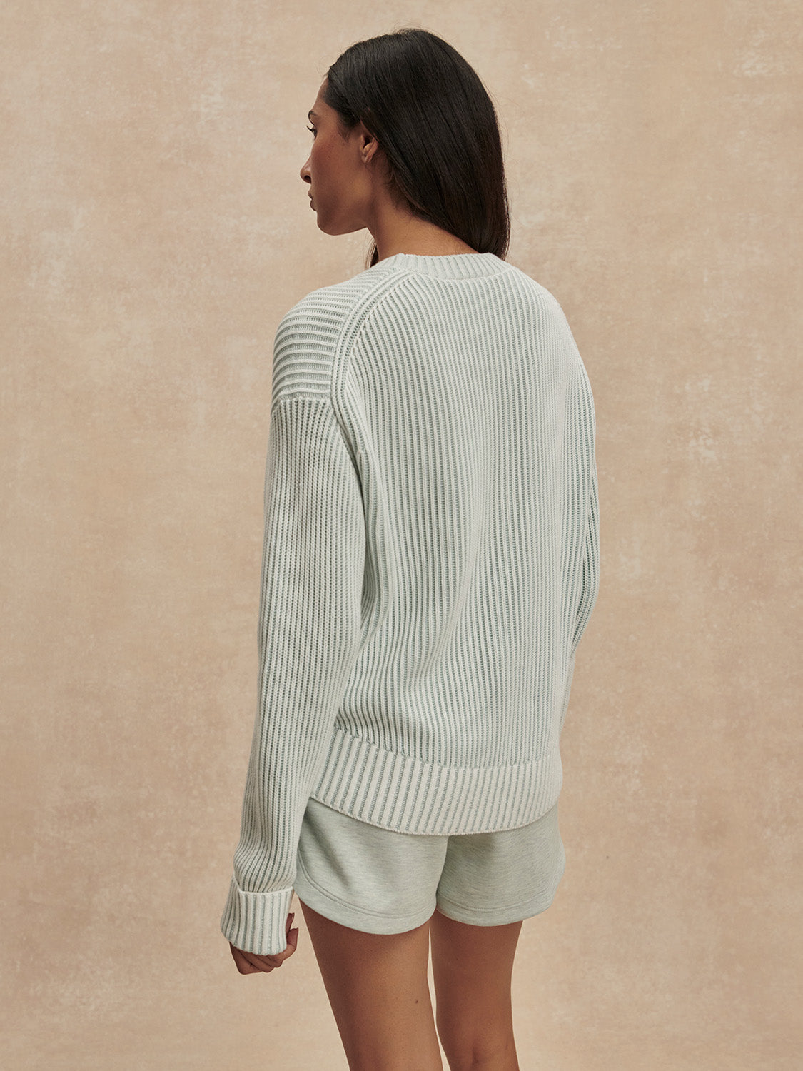 Seymour Knit Sweater - Blue Haze / Snow White