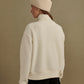 Jaylin Half-Zip Fleece- Egret