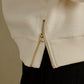 Jaylin Half-Zip Fleece- Egret