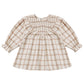V Smocked Dress- Rustic Plaid