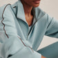 Sian Cropped Half Zip Sweat- Tourmaline