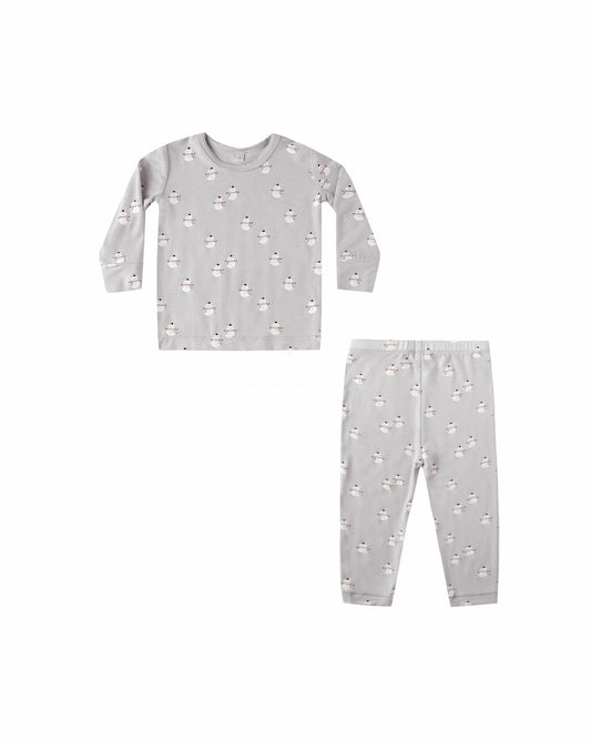 Bamboo Pajama Set- Snowmen