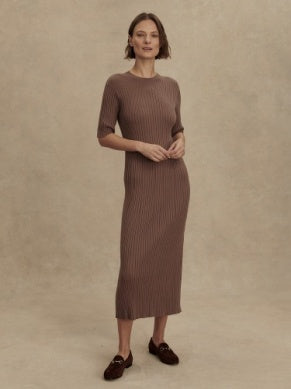 Maeve 2.0 Rib Knit Midi Dress